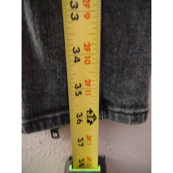 Rag & Bone Skinny Ankle Jeans Size 27 Dark Grey Blackthorne Denim Zip Ankles - Picture 10 of 11